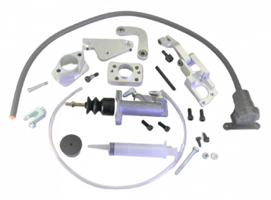 MDL LF Series 79-93 Mustang/Capri Hydraulic Clutch Master Kit, .700" Bore, Plastic Reservoir
